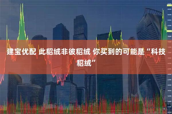 建宝优配 此貂绒非彼貂绒 你买到的可能是“科技貂绒”